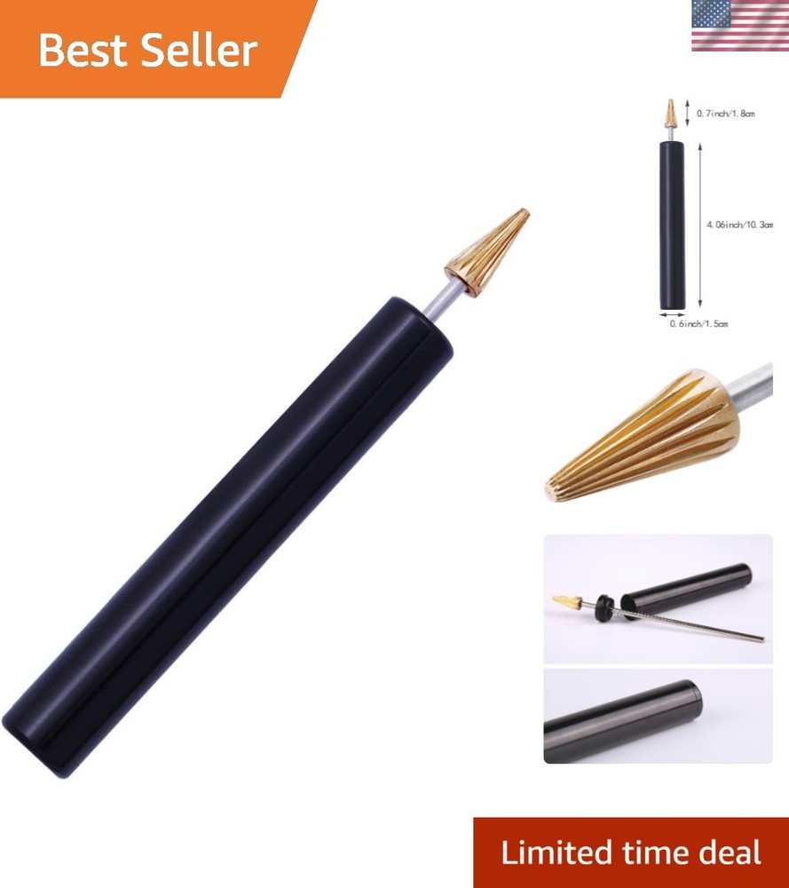 Convenient Leather Edge Dye Tool with Colorful Roller Applicator - 5.2 Inch