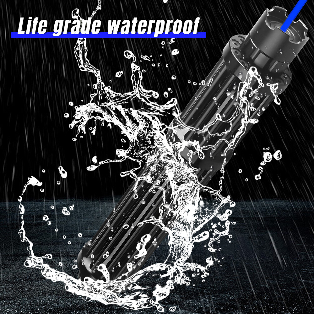 10Watt Adjustable High Power Blue Burning Laser Pointer Visible Dot Torch Light