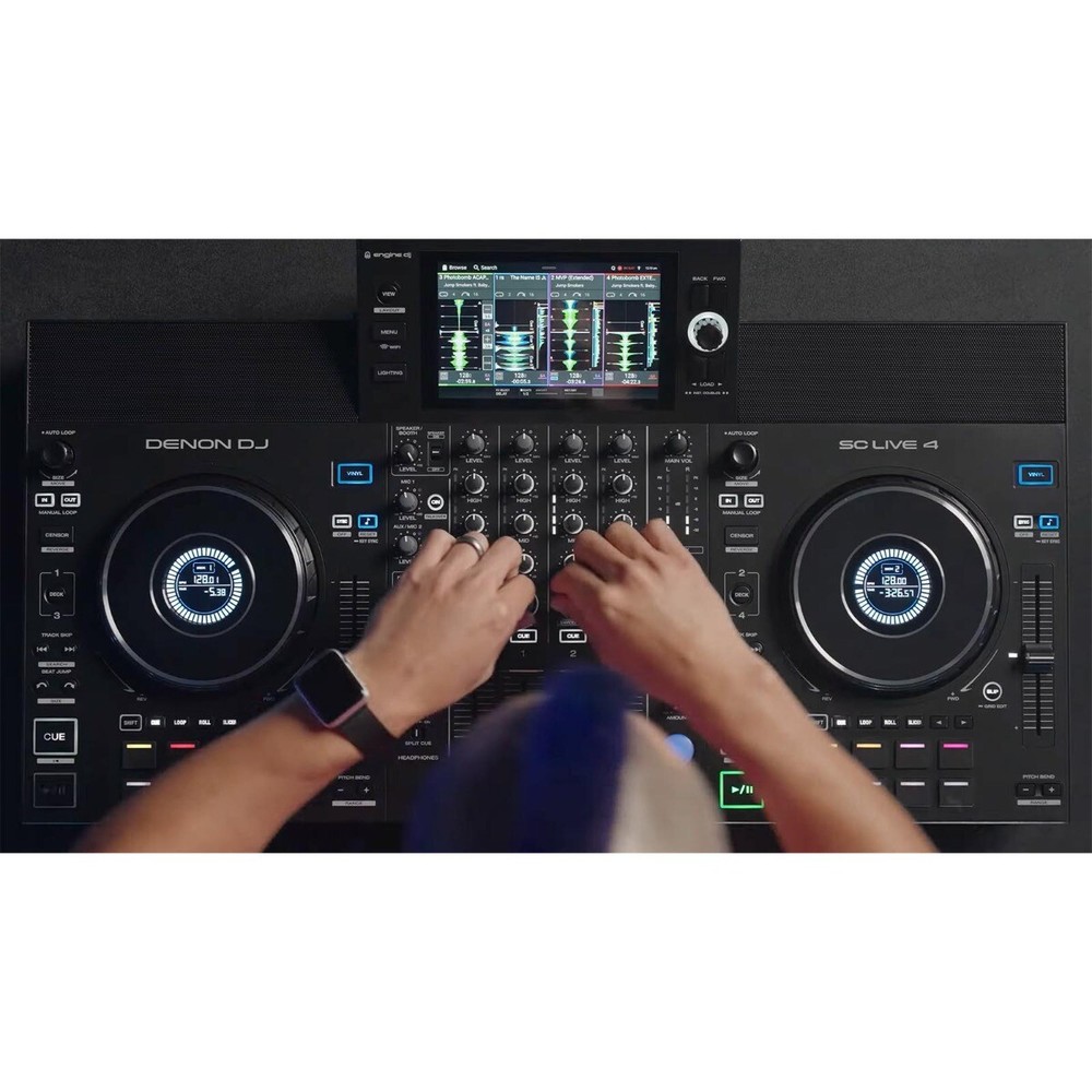 Denon DJ SC LIVE 4 4-Deck Standalone DJ Controller
