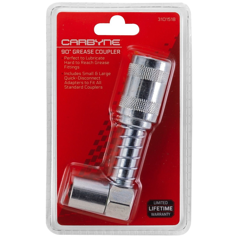 Carbyne 90 Degree Grease Coupler