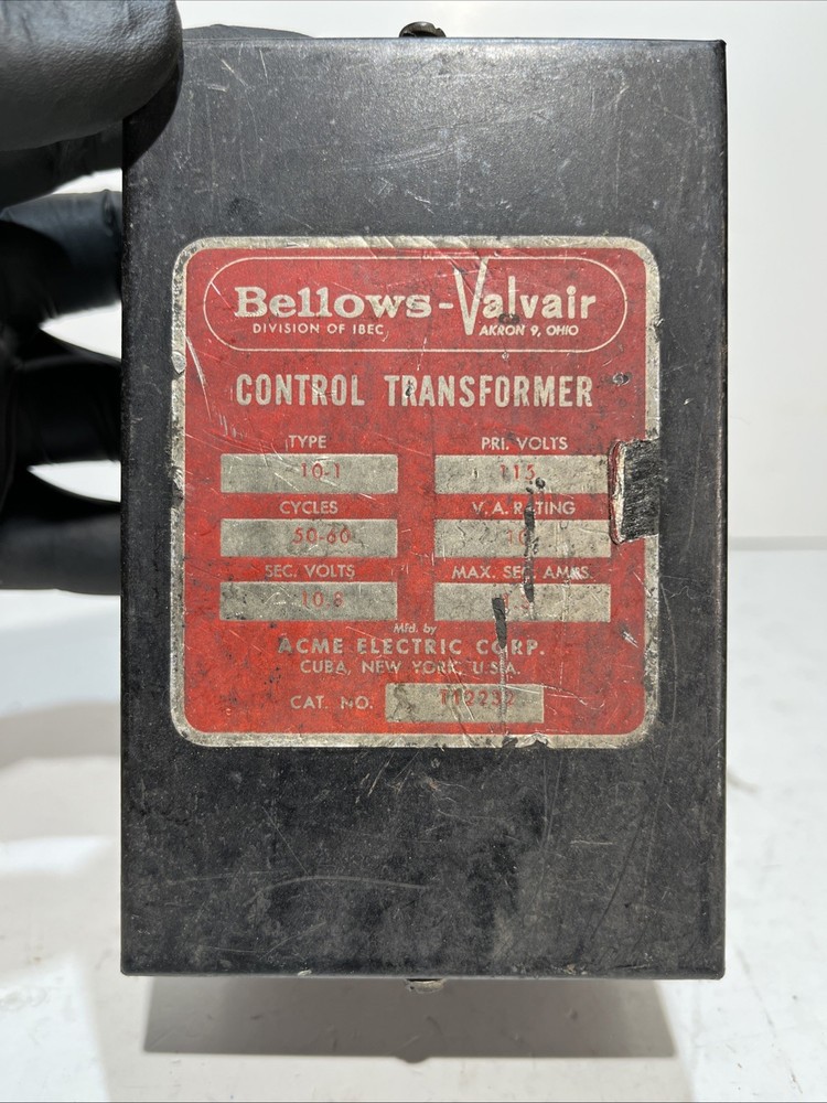 SCHRADER BELLOWS B341-001 CONTROL TRANSFORMER T12232