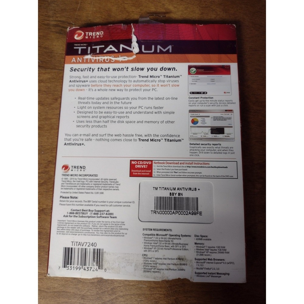 Trend Micro Titanium Antivirus+