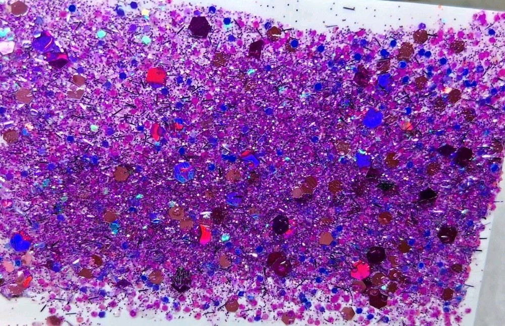1 TSP Chunky Glitter Mix PURPLE