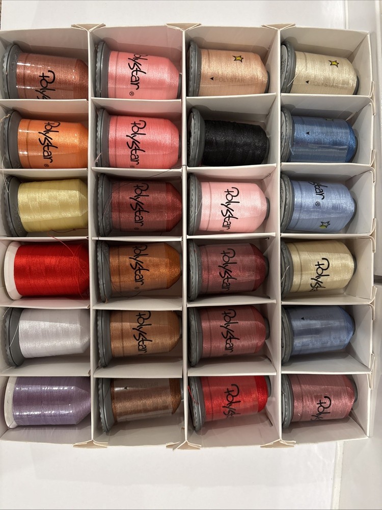 Polystar Embroidery Thread 67 Spools 50wt 1000m