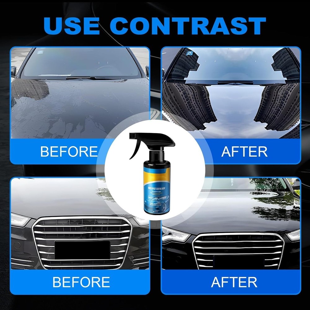 2pack Quick Effect Coating Agent,Advanced Ceramic Spray Coating,Multi-Functional