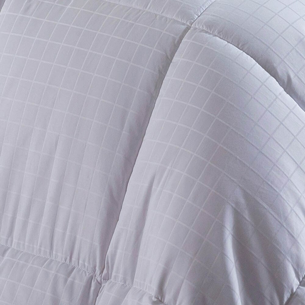 100% Cotton Dobby Down Alternative Comforter Box Stitch Striped Duvet Insert