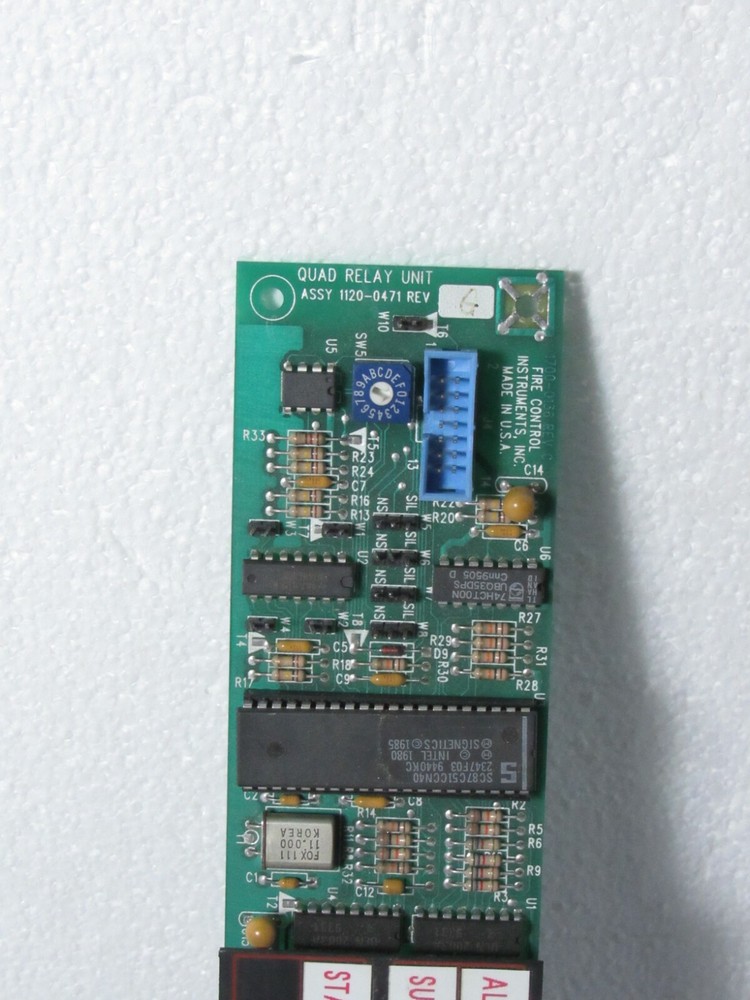 Fire Control Instruments 1120-0471 Quad Relay Unit [CJJH]