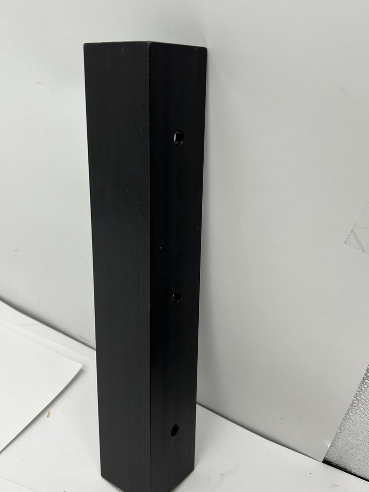 Securitron HEB-2BK-12 Header Extension Bracket 2 x 2 x 12" Black Anodized Finish