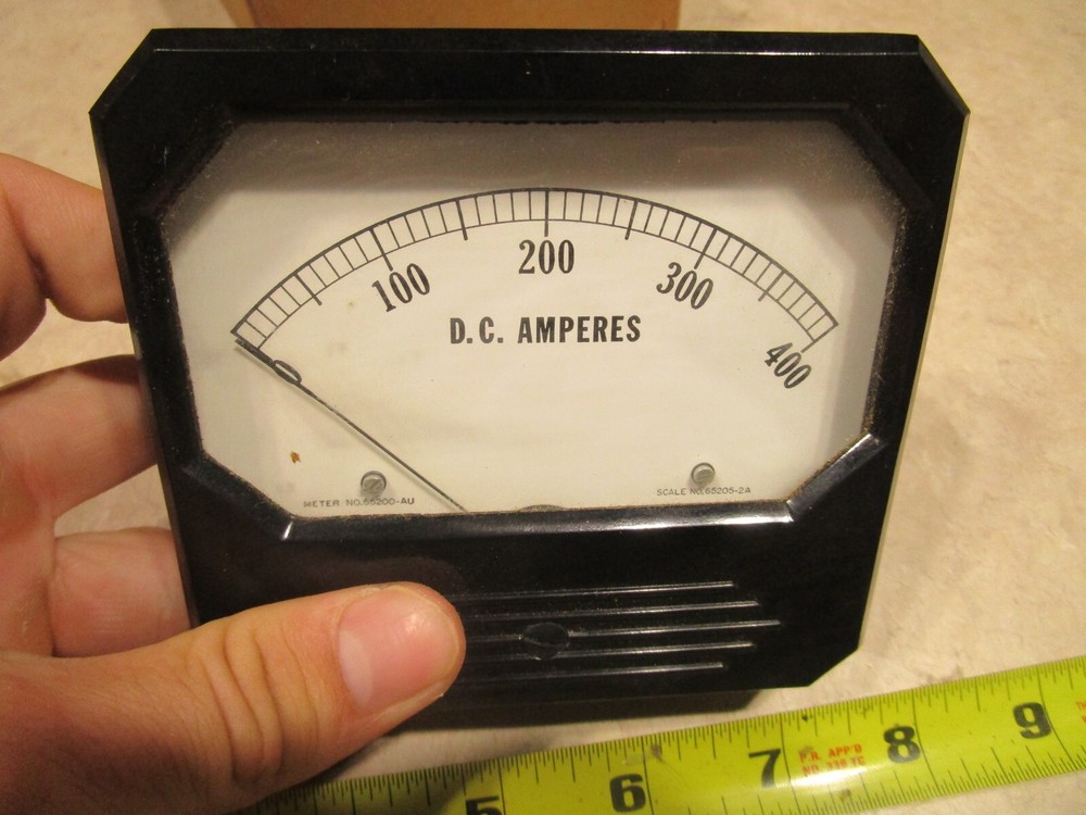 PANEL METER 0-400 DC AMPERES, S0904