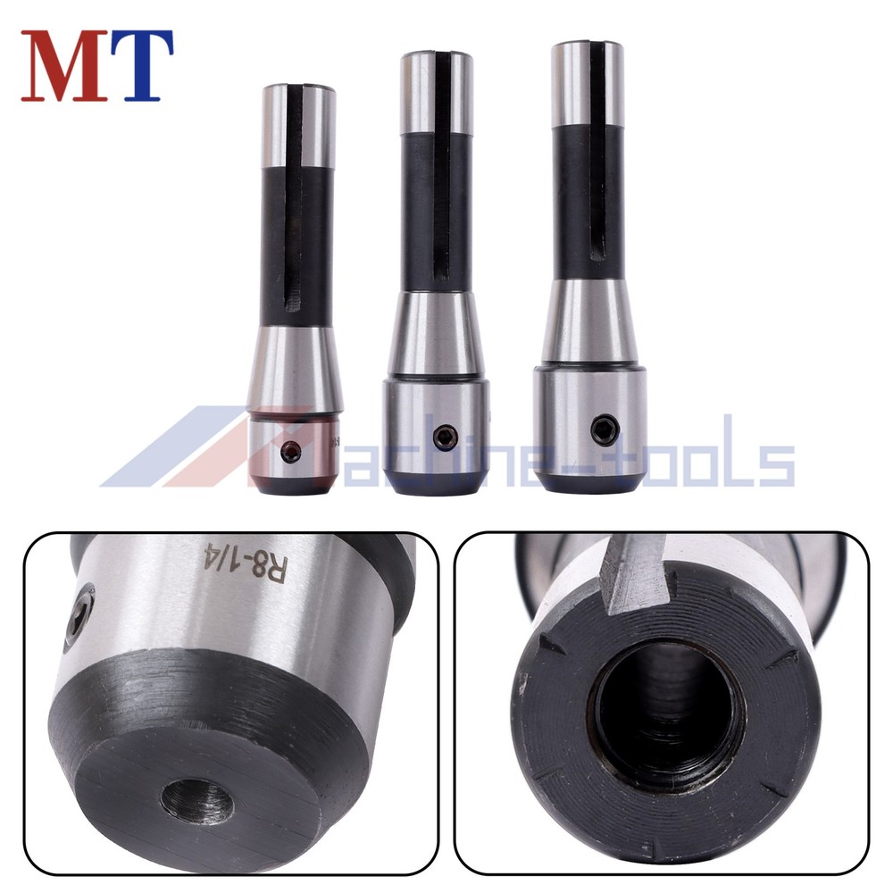 5PC R8 End Mill Holder Set Complete 1/4" to 1" Conversion Kit