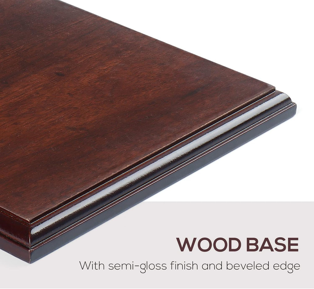 Wood Square Base-Hand Casting Structure Base, DIY Crafts, Keepsake Display, Art
