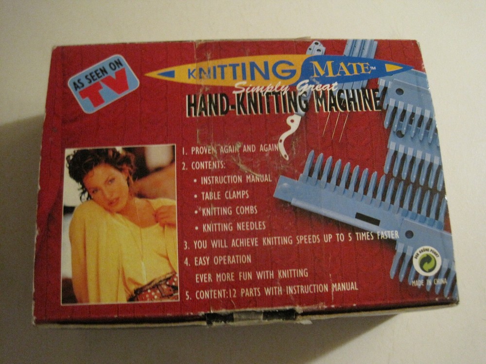 Vintage Knitting Mate Hand Knitting Machine w/ Instructions