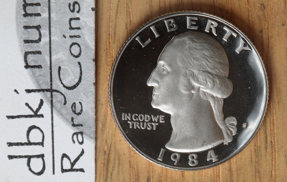 1984 S Washington Quarter Clad 25¢ - Gem Proof
