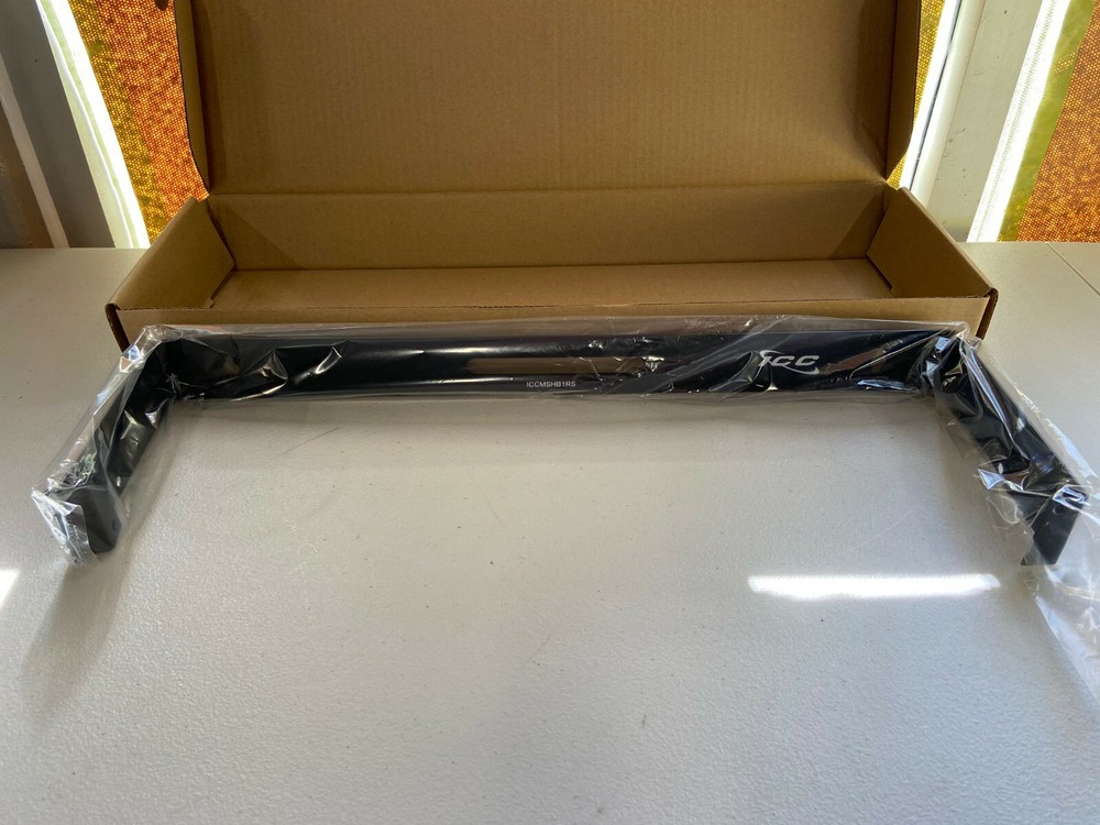 NEW ICC Wall Mount Hinged Bracket, 1-RMS (Black)