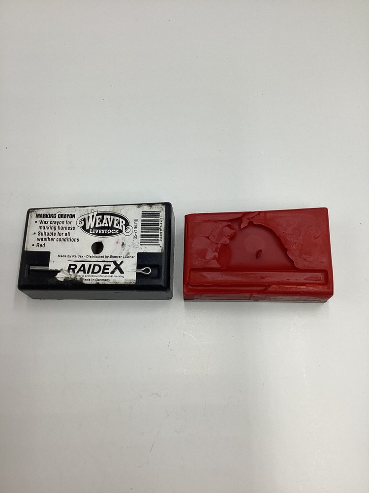 RAIDEX Marking Crayon, Wax,  Red, 35-7104-RD