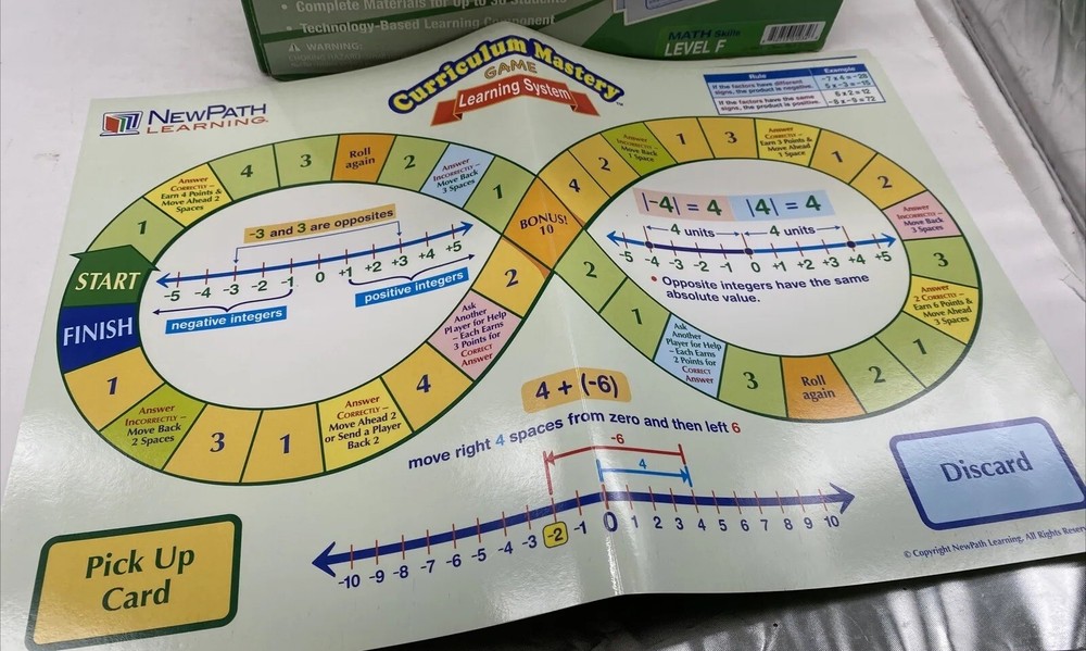 New Path Learning Curriculum Mastery Game Learning System Mathematics Grade 6
