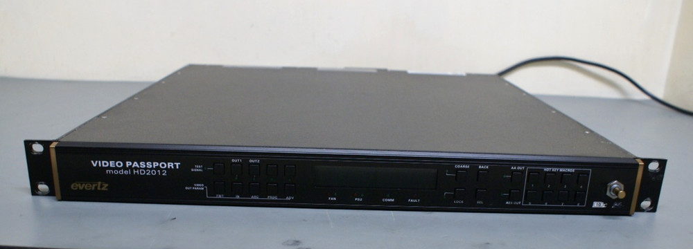 Evertz Microsystem HD2012 PassPort Multi Path Video Converter Frame Synchronizer