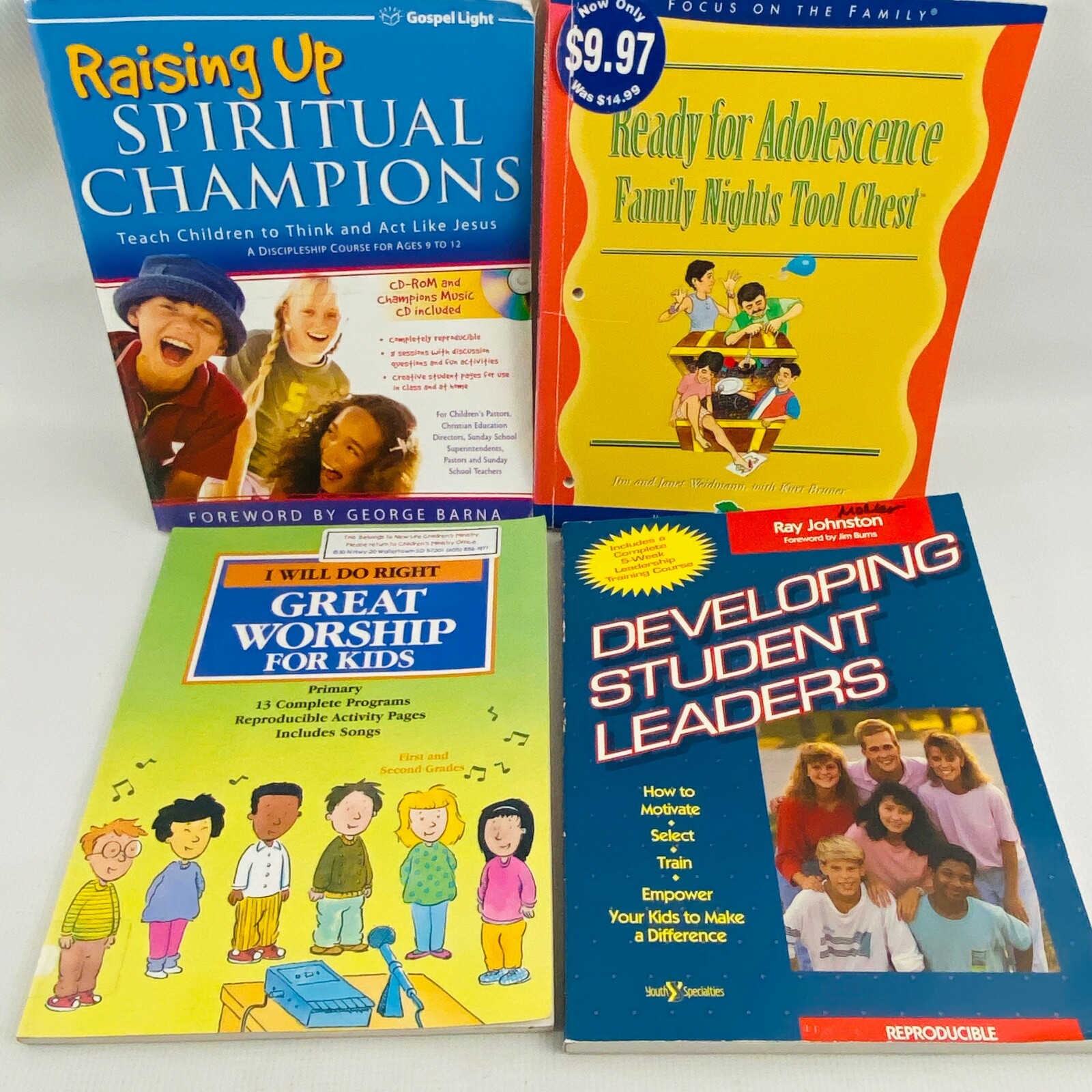 Youth Religious Education 30 Book Lot Youth Ministry Leader Director Religion