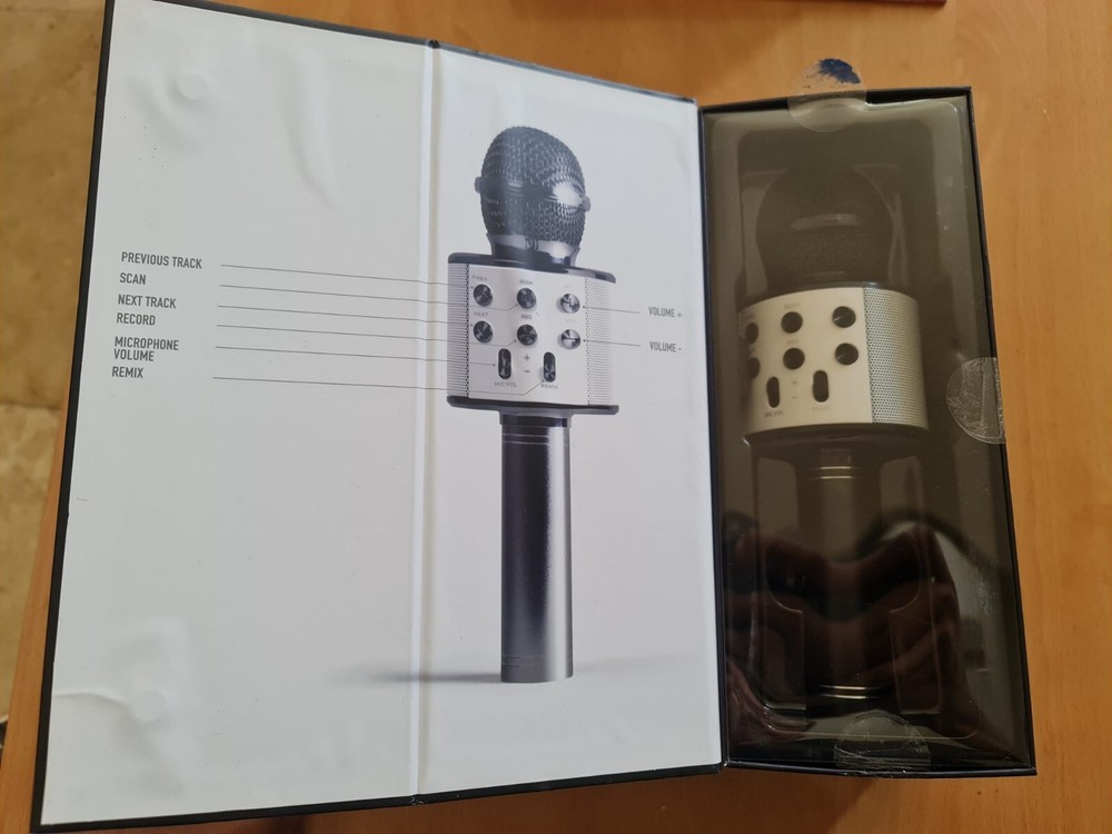 iJoy Open Mic Bluetooth Karaoke Microphone