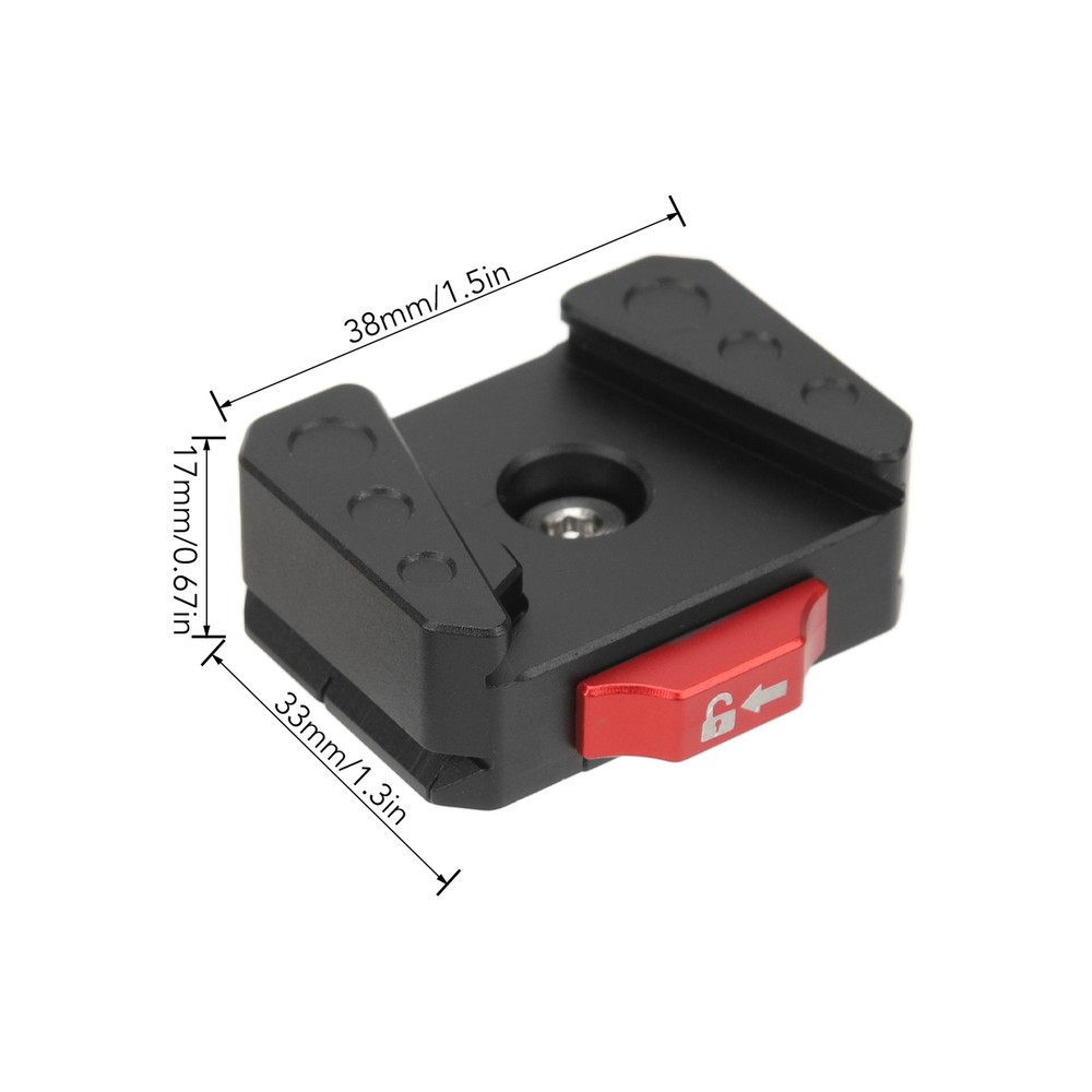 V Lock Quick Release Plate Multipurpose Stable Mini V Lock Assembly Kit