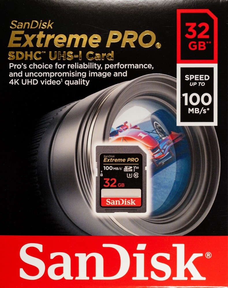 32GB Sandisk Extreme Pro SD Memory Cards for Camera/Trail Cam/Computers (2 Pack)