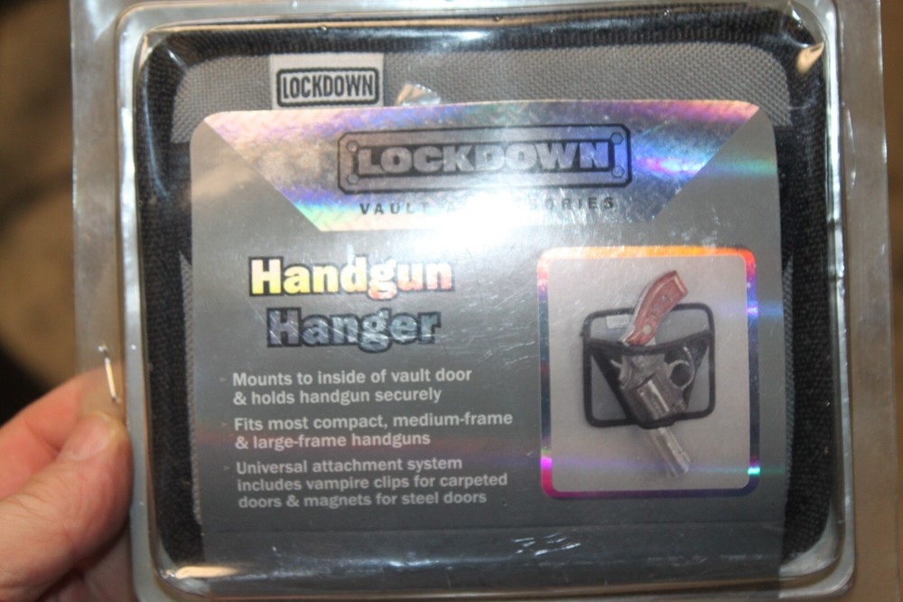 New Lockdown Vault Accessories Handgun Hanger NIP