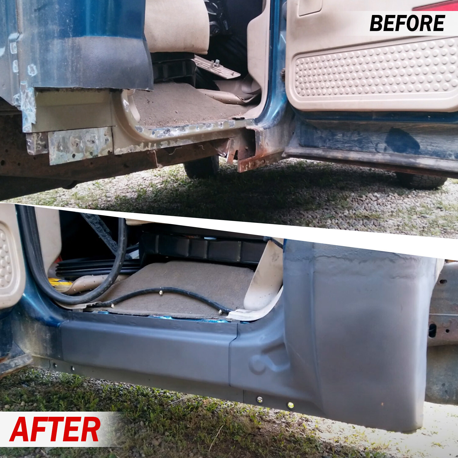 Extended Cab Inner & outer Rocker Panels & Cab Corners For 99-17 Ford Super Duty