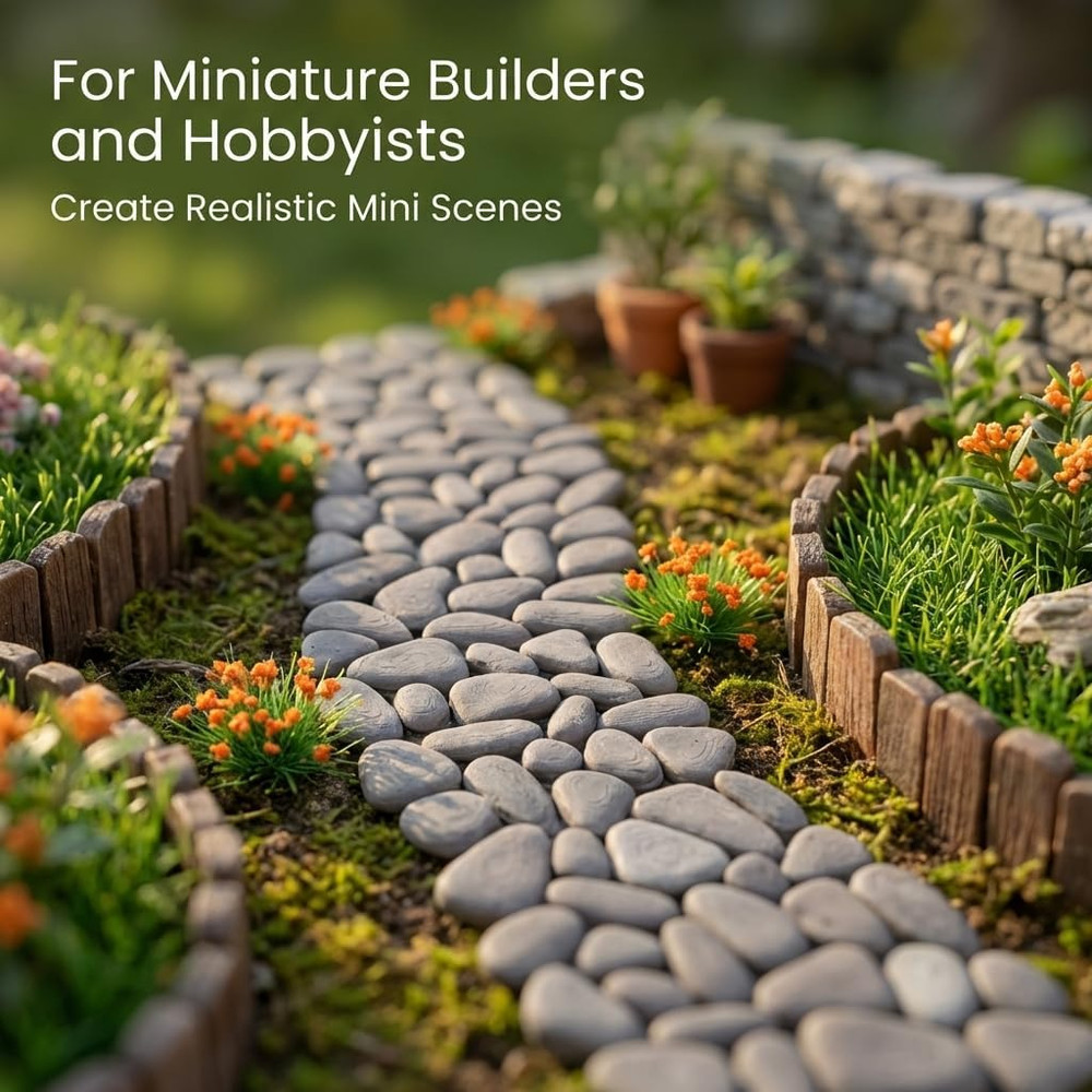 900 Pcs, Mini Bricks for Crafts, Tiny Bricks for Landscaping, Miniature Pavement