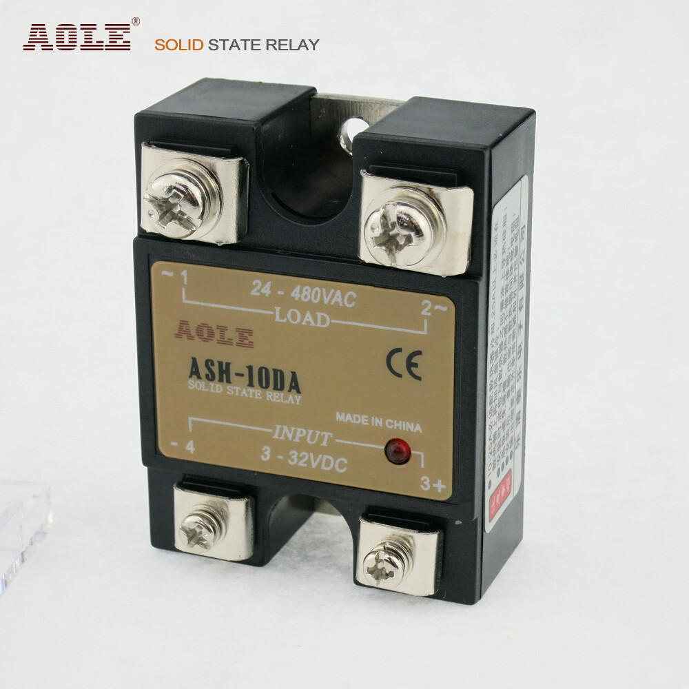 AOLE10A single phase AC solid state relay ASH-10DA DC-AC