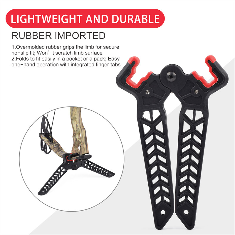 Archery Bow Stand Kickstand Bracket Supporting for Compound Bow Target Hunting