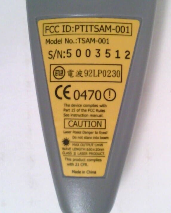 Laser Mouse~Presentation Remote~Mac/ Windows~Tested-Works~With Case~2 Batteries