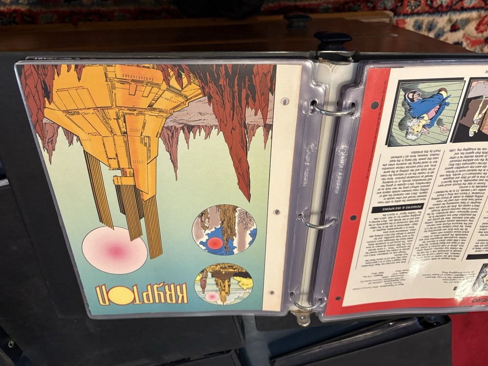 Comic Book Bio Binder