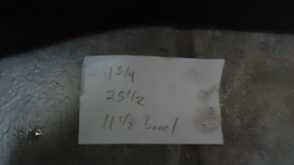 Rifle Half Stock Blank, Muzzleloader?, 25 1/2" x 1 3/4", Walnut