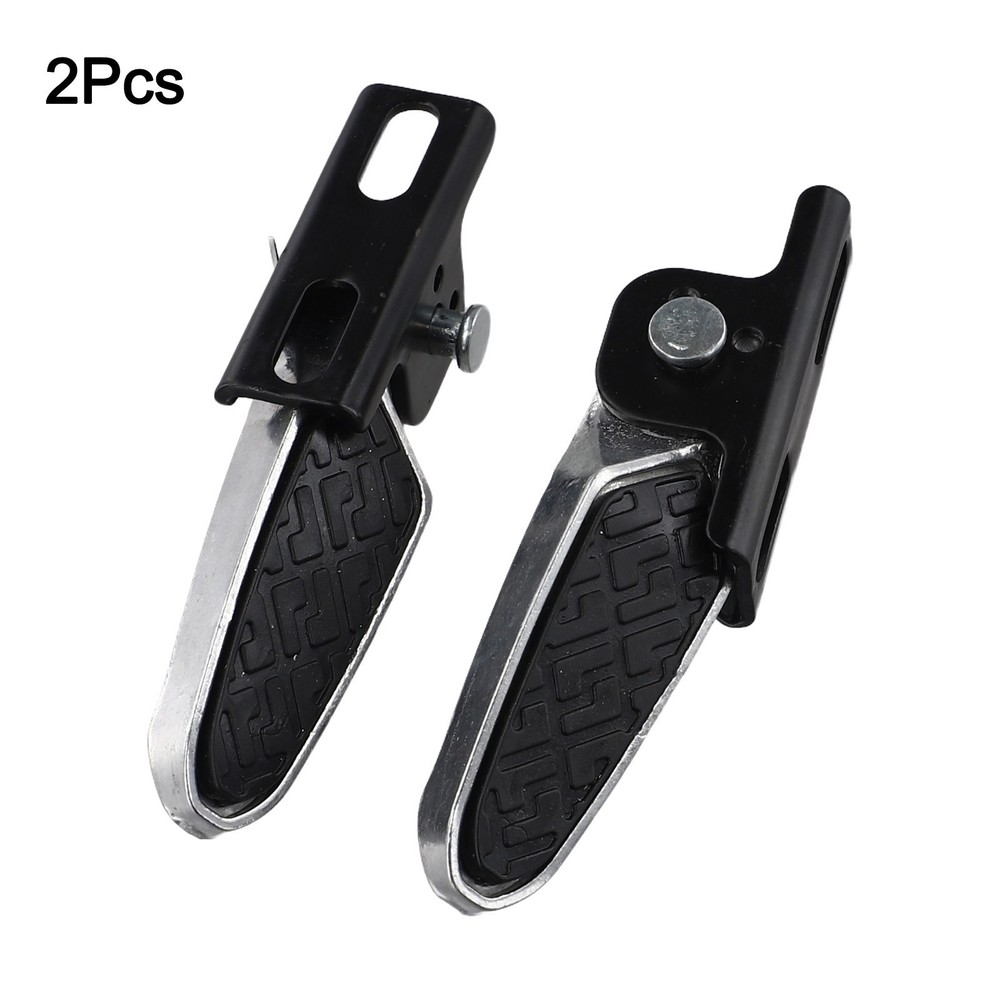 Scooter Front Footrests with Practical Foldable Design Easy Storage Use