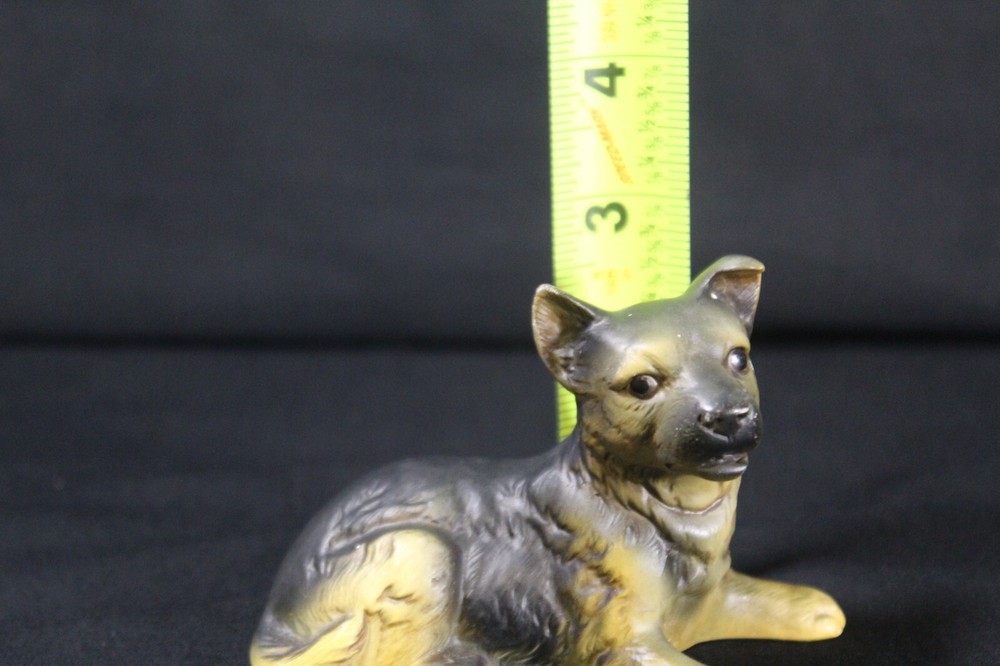 German Shepard Ceramic Dog Figure