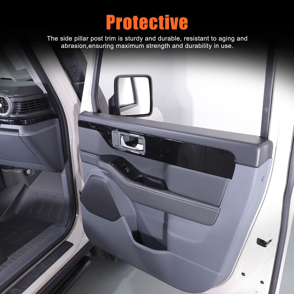 Gloss Black Power Window Switch Button Trim Frame For Ineos Grenadier