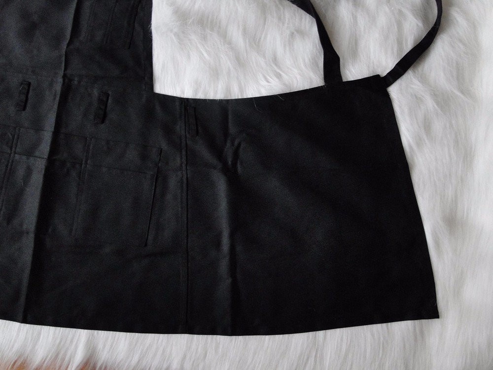 Outstanding Black Multi-Pocket Apron
