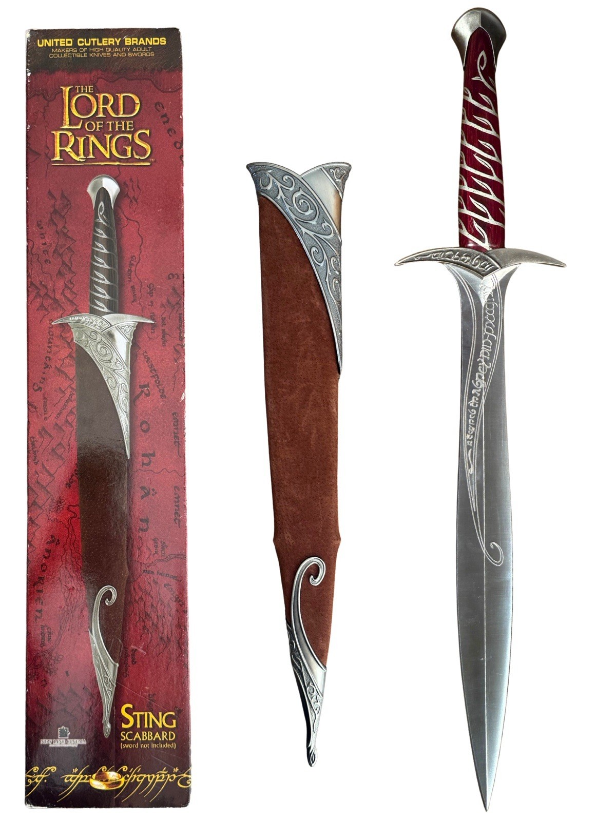 Lord of the Rings Frodo’s Sting Sword Replica United Cutlery with Scabbard