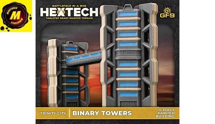 Hextech: Trinity City - Binary Towers (x1) -#HEXT12 - Battletech