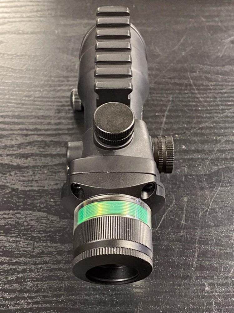 TERMINUS OPTICS 4x32 GREEN SCOPE-USED.