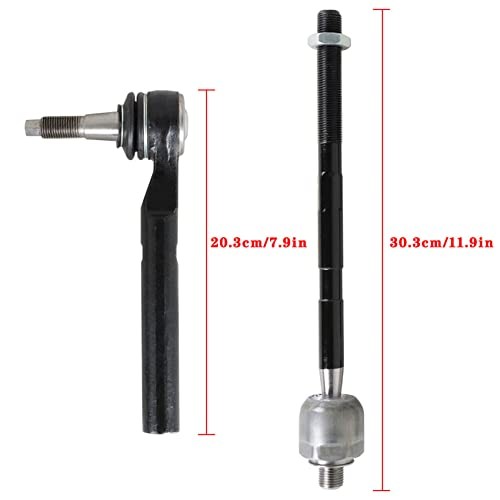 Front Inner Outer Tie Rod End Driver Passenger Kit Replacement for H3 2006