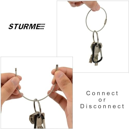 2" Aluminum D Ring Carabiners Clip D Shape Spring Loaded Gate Small Assorted