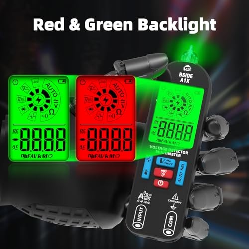 BSIDE Smart Digital Multimeter Tester Rechargeable Electrical Voltmeter A1X