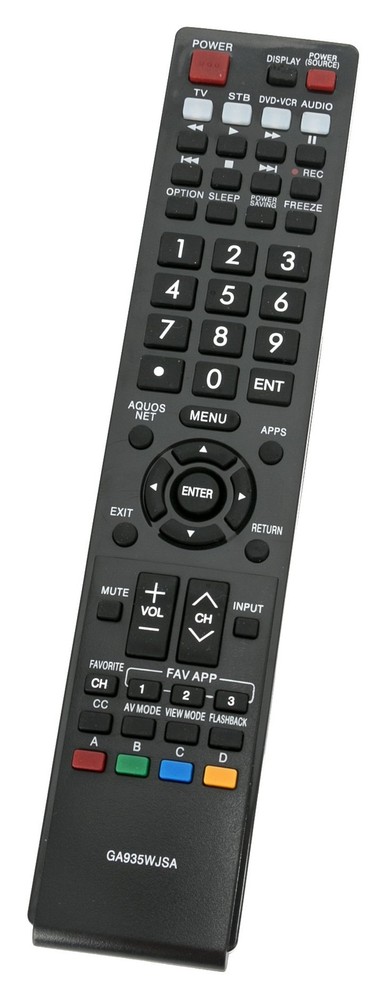 GA935WJSA Replace Remote Control for Sharp Aquos TV LC60LE832U Black