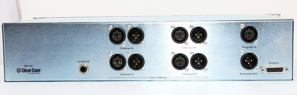 HME ClearCom 4-CH Remote Station Encore RM-704 Rack Mount Intercom System Base