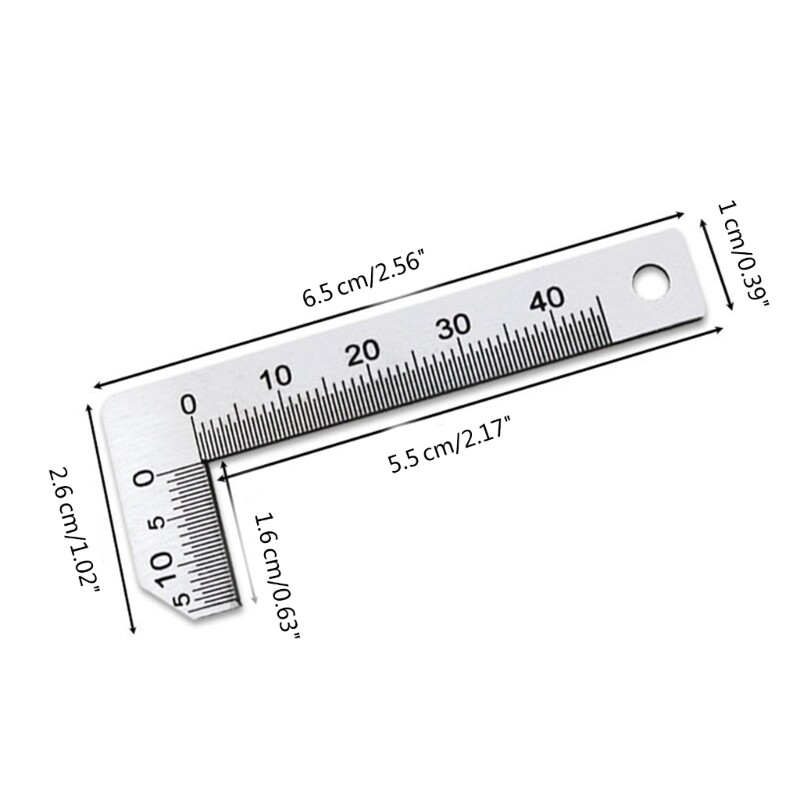 Chamfer Gauges Accurate Measurement Device Tool for Internal External Angles