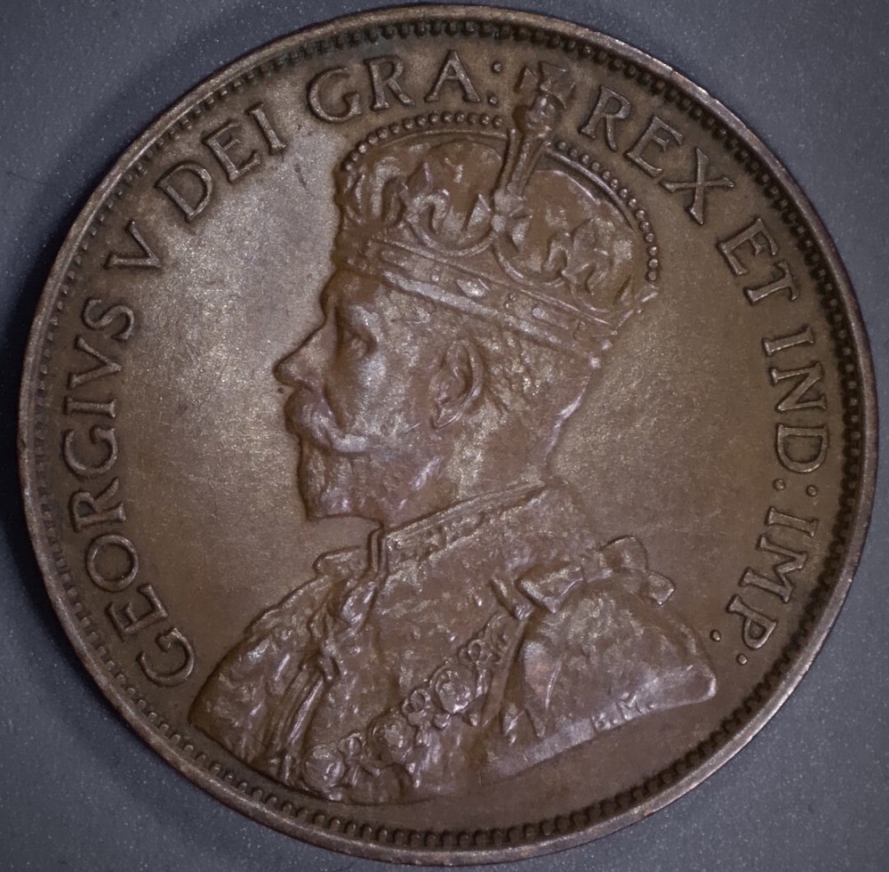 1912 Canada Large Cent AU