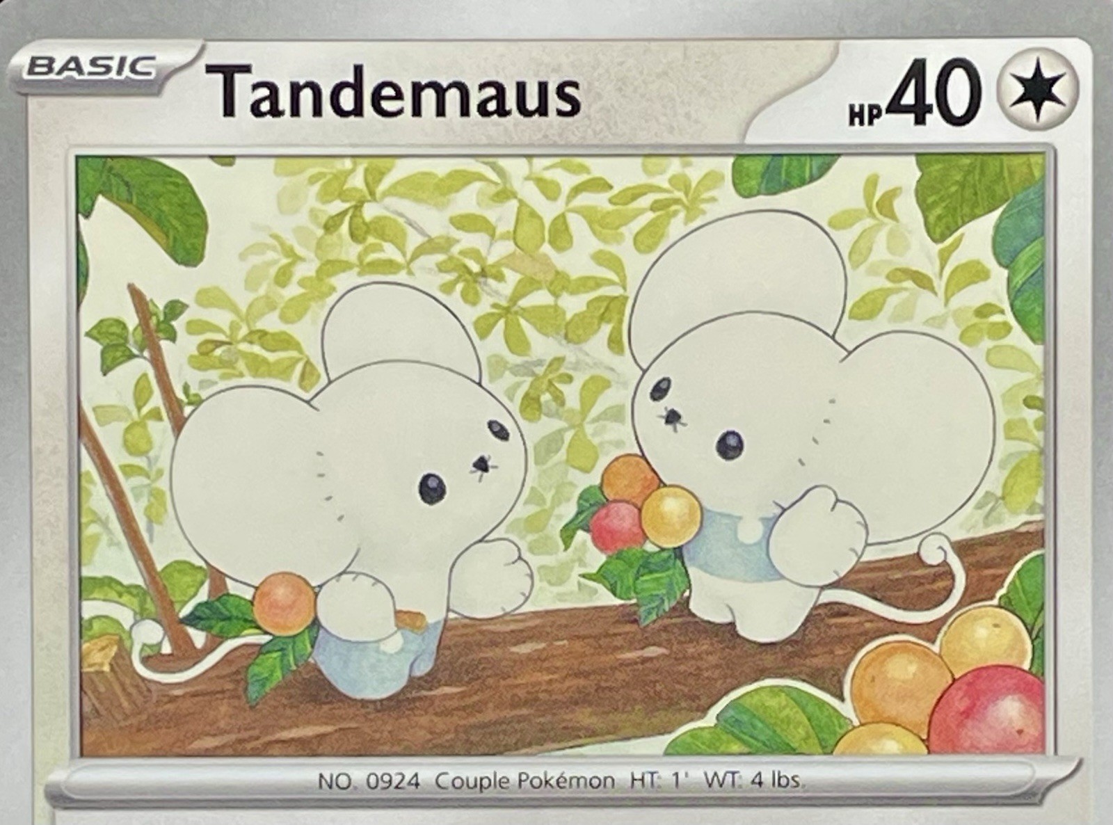 7x Tandemaus Lot - All 7 Scarlet & Violet Commons [Unique Artwork] Pokemon NM/M