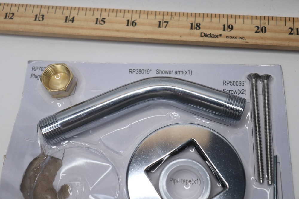 Single Control Shower & Tub Hardware Kit Chrome RP3819 - Missing Flange