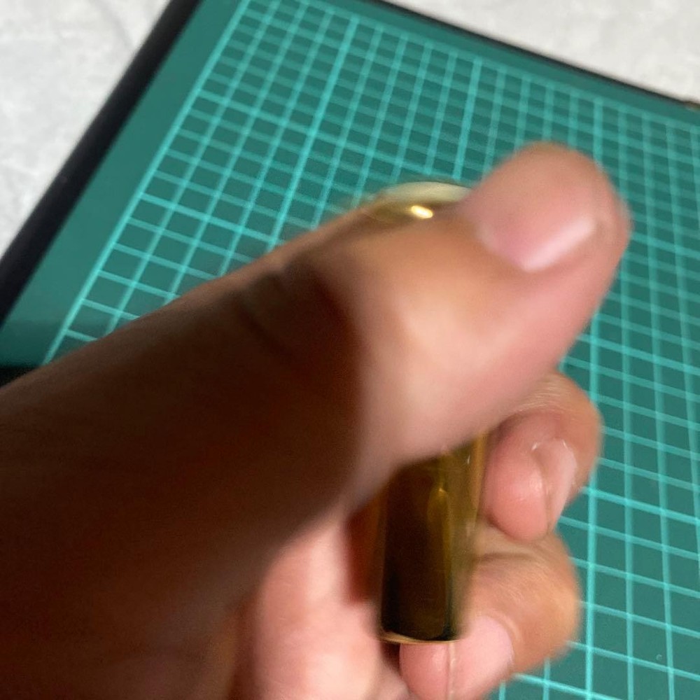 Zippo diagonal line double-sided pattern wood look